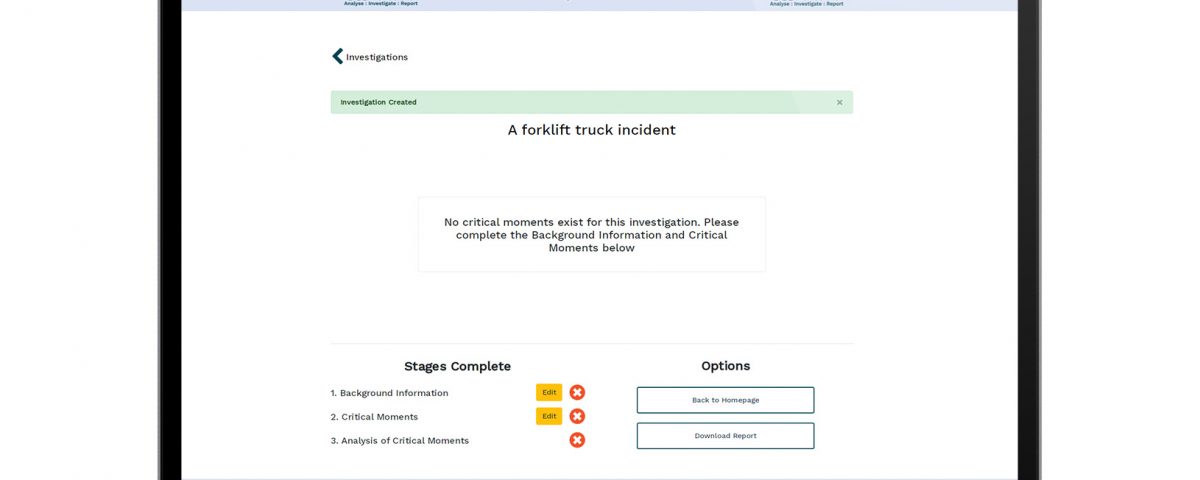 Forklift Truck Incident